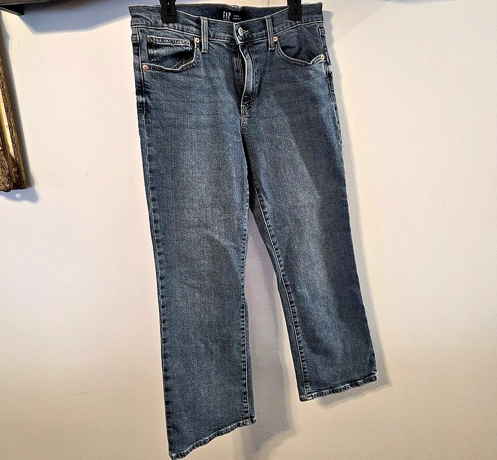 Gap Kick Fit Straight Leg Jeans Blue Waist 31